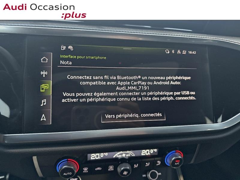 Voitures occasions Audi Q3 Sportback S line Lille