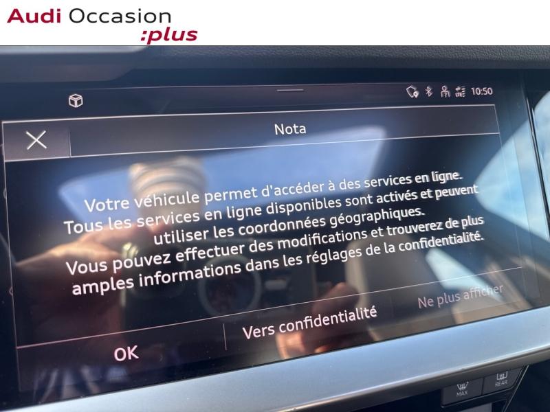 Voitures occasions Audi A3 Sportback S line Lille