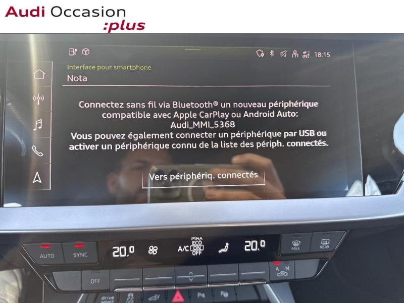 Voitures occasions Audi A3 Sportback S line Lille