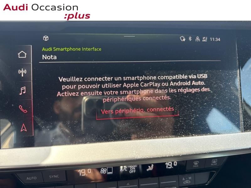 Voitures occasions Audi A3 Sportback S line Lille