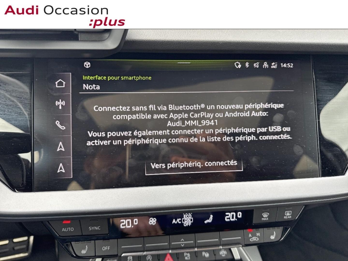 Voitures occasions Audi A3 Sportback S line Lille