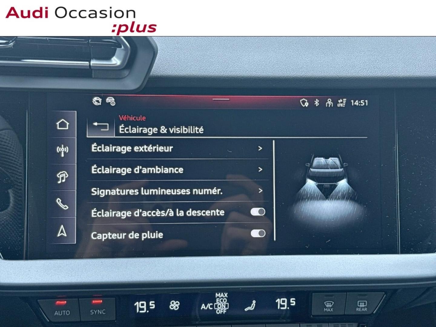 Voitures occasions Audi A3 Sportback S line Lille