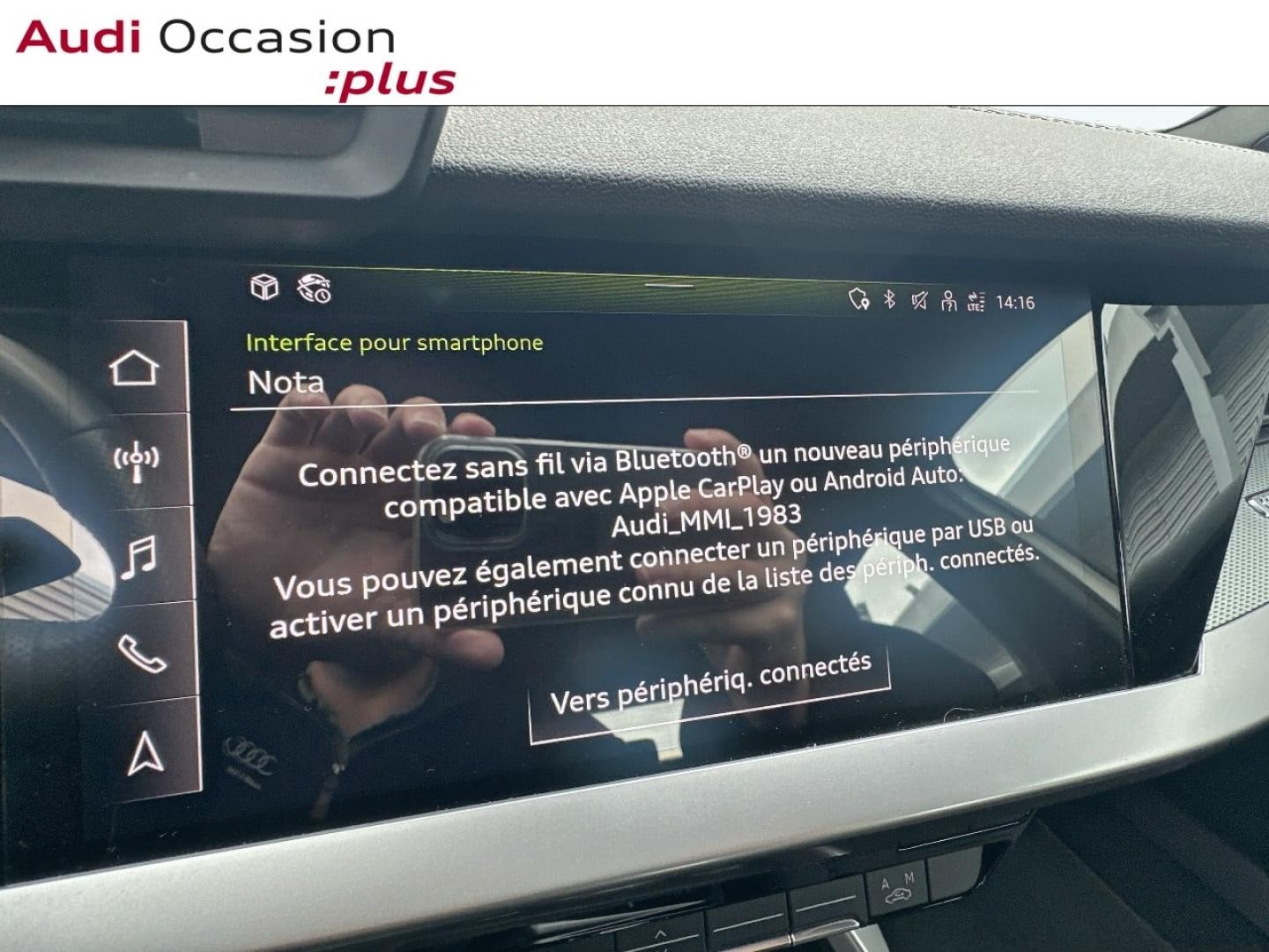 Voitures occasions Audi A3 Sportback S line Lille