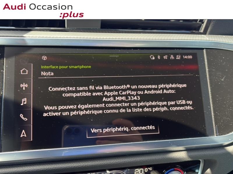 Voitures occasions Audi Q3 Sportback Advanced Lens