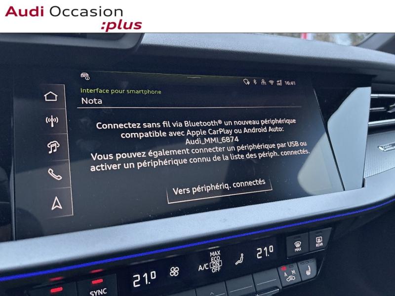 Voitures occasions Audi A3 Sportback S line Dunkerque