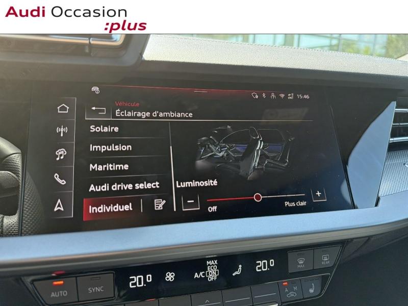 Voitures occasions Audi A3 Sportback S line Dunkerque