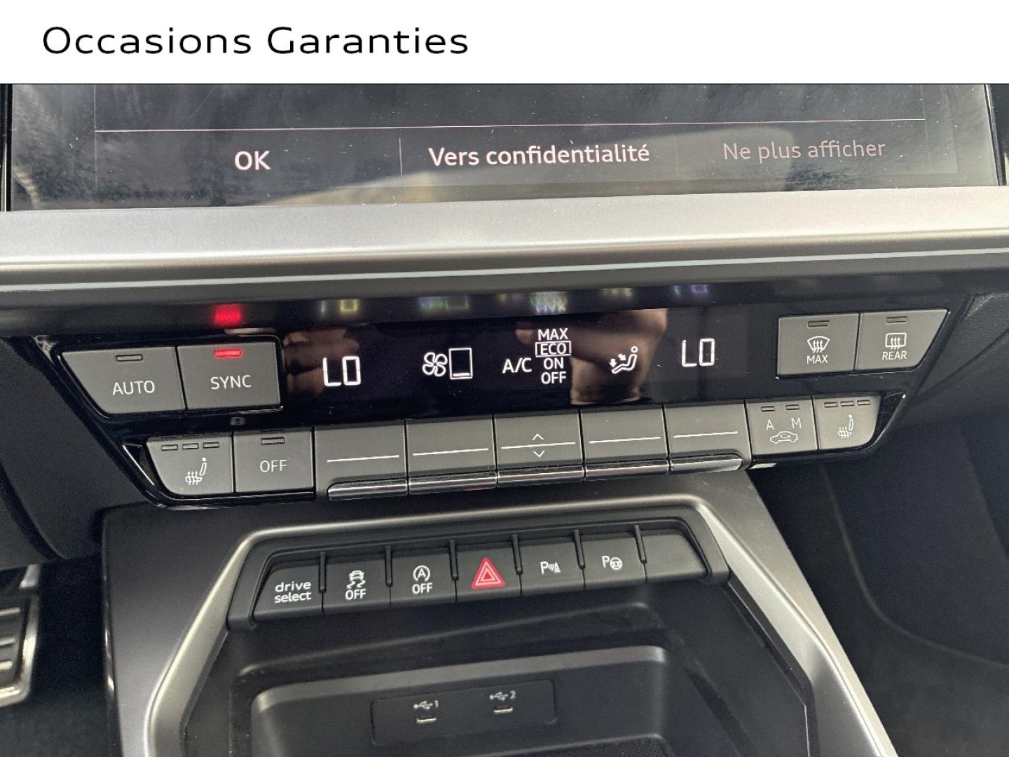 Voitures occasions Audi A3 Sportback S line Lille