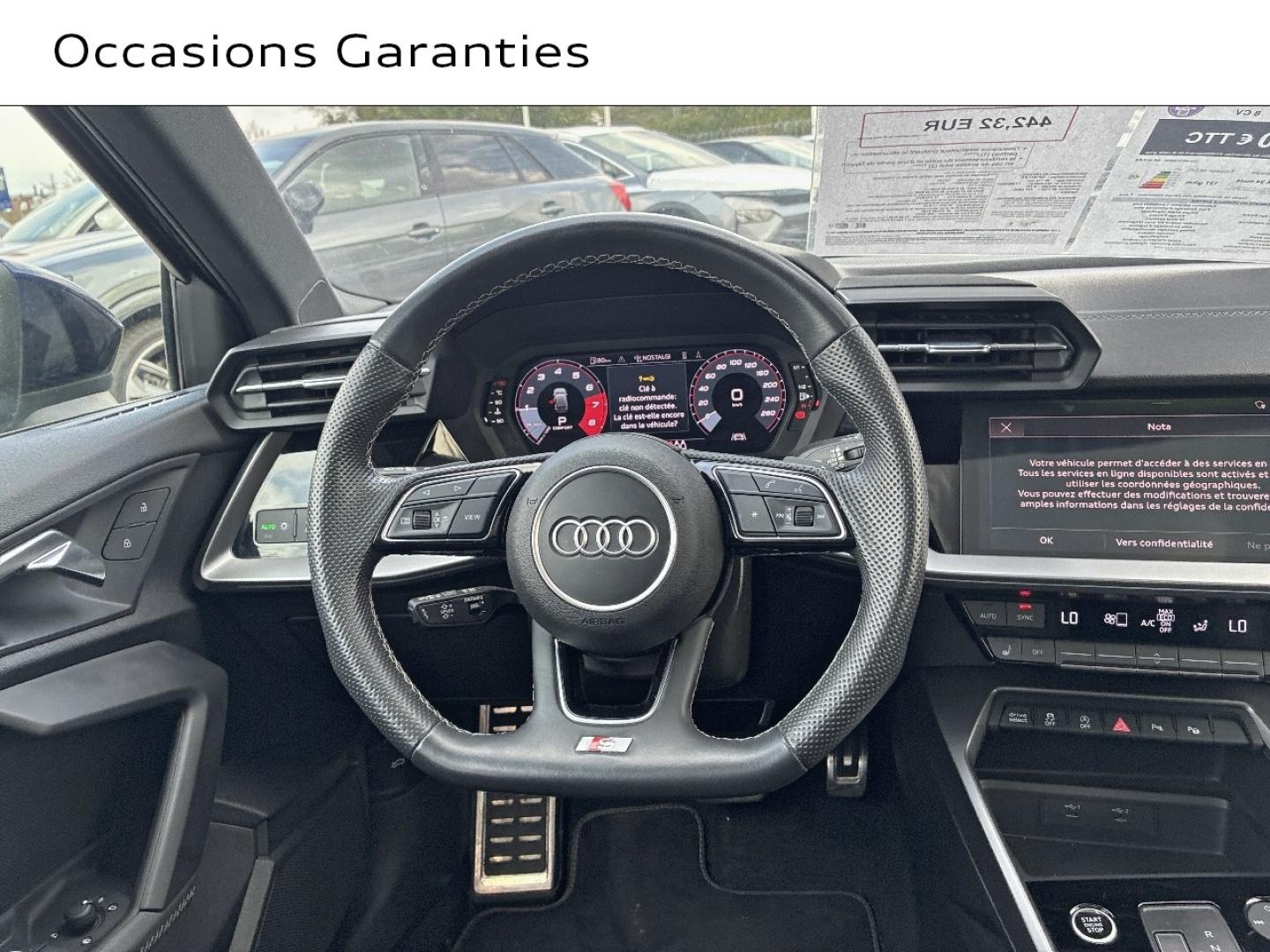 Voitures occasions Audi A3 Sportback S line Lille