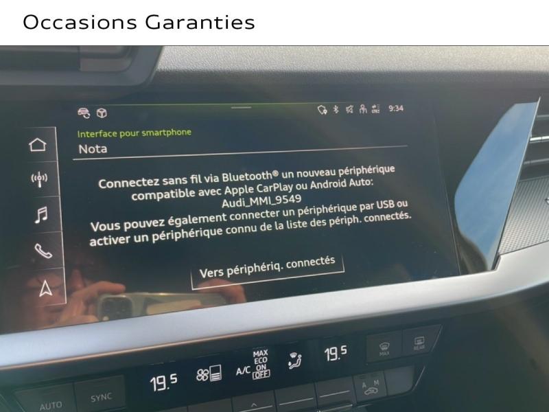 Voitures occasions Audi A3 Sportback S line Lens