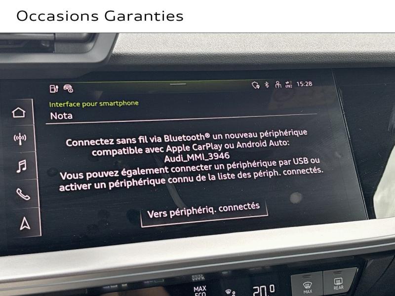 Voitures occasions Audi A3 Sportback Competition Lens