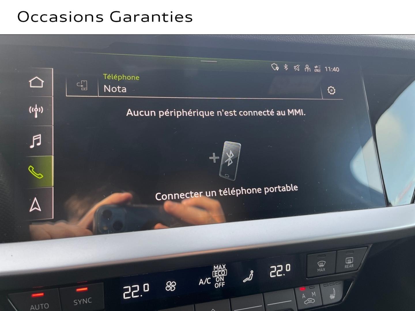 Voitures occasions Audi A3 Berline S line Lens