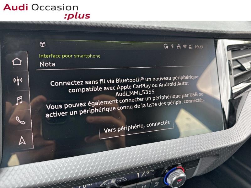 Voitures occasions Audi A1 Sportback Design Lens