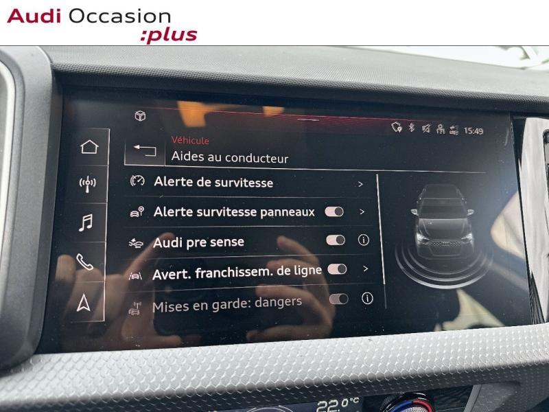 Voitures occasions Audi A1 Sportback Design Lens