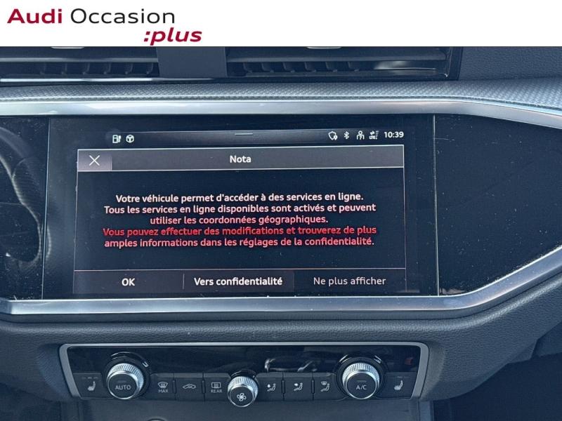 Voitures occasions Audi Q3 Sportback S line Lens