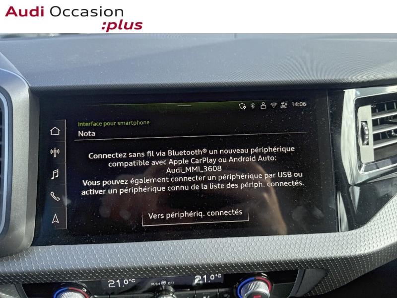 Voitures occasions Audi A1 Sportback Design Lens