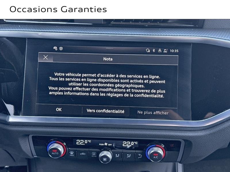 Voitures occasions Audi Q3 Sportback S line Lens