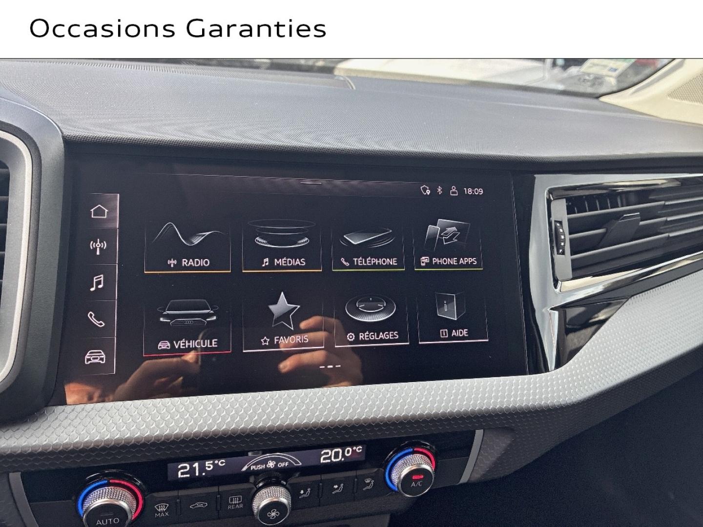 Voitures occasions Audi A1 Sportback Advanced Lens