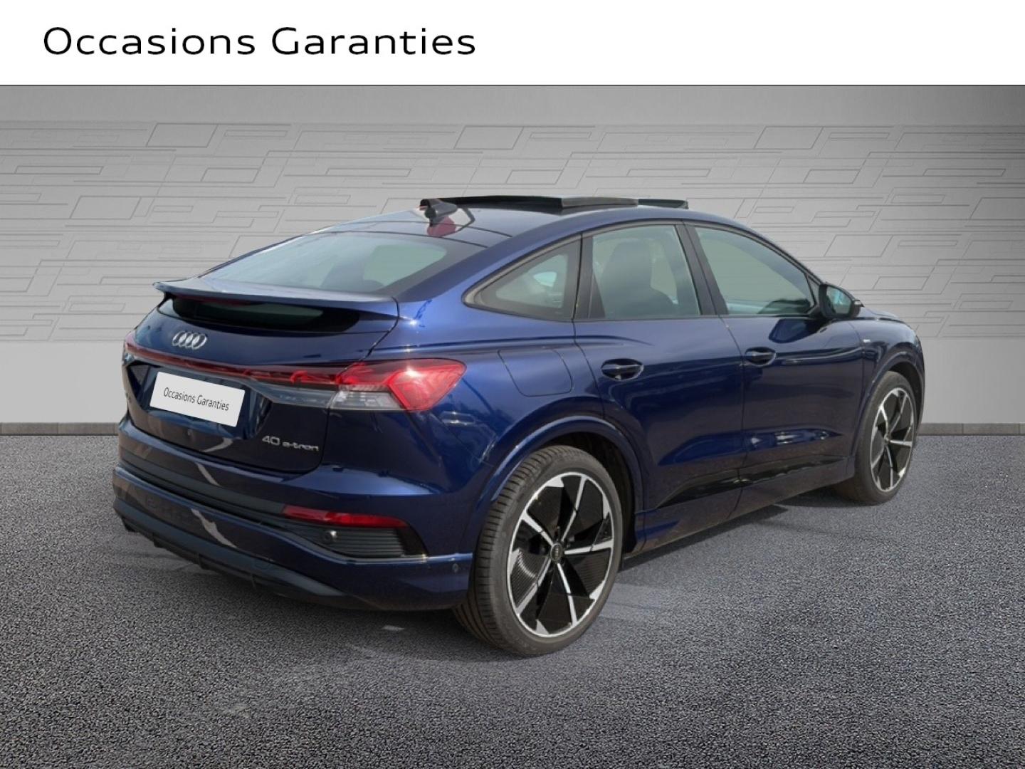 Voitures occasions Audi Q4 Sportback e-tron S line Lens