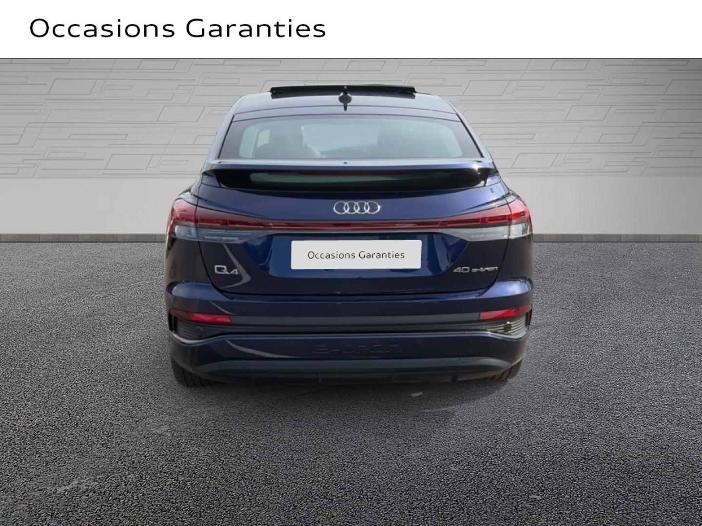 Voitures occasions Audi Q4 Sportback e-tron S line Lens