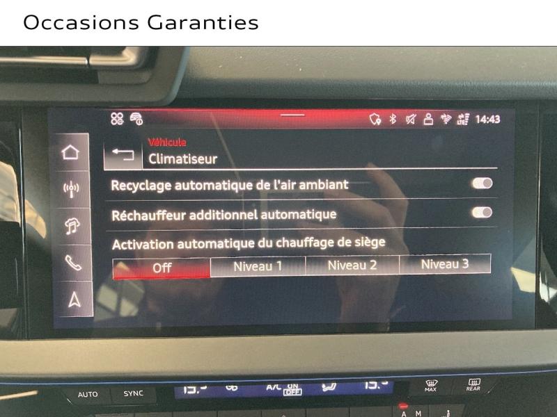 Voitures occasions Audi A3 Sportback S line Bruay-la-Buissière