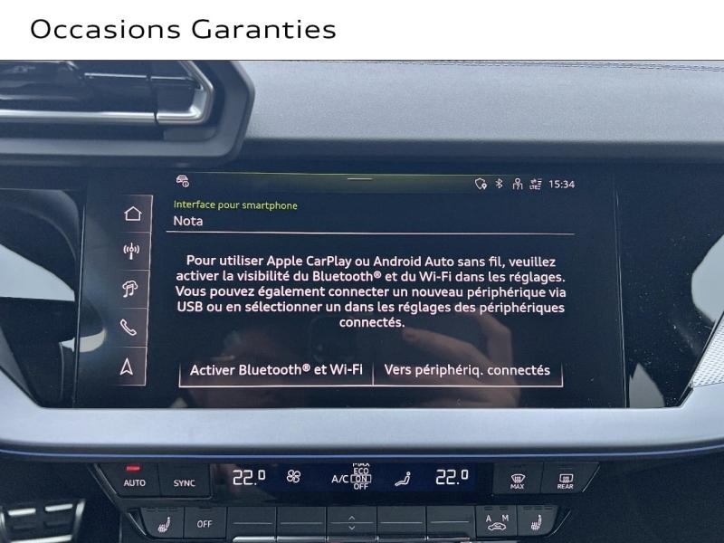 Voitures occasions Audi A3 Sportback S line Bruay-la-Buissière