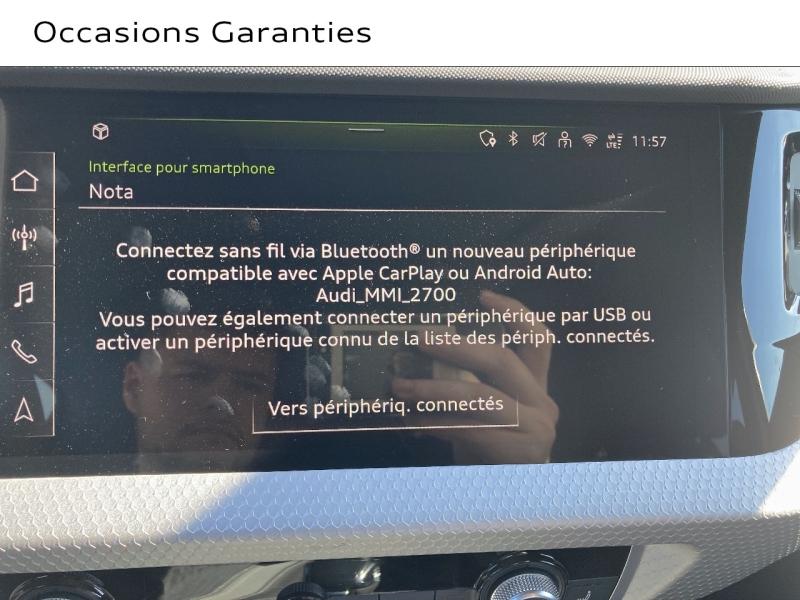 Voitures occasions Audi A1 Sportback S line Dechy