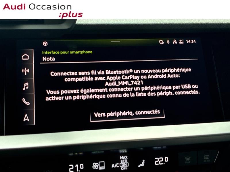 Voitures occasions Audi A3 Sportback S line Clermont-Ferrand