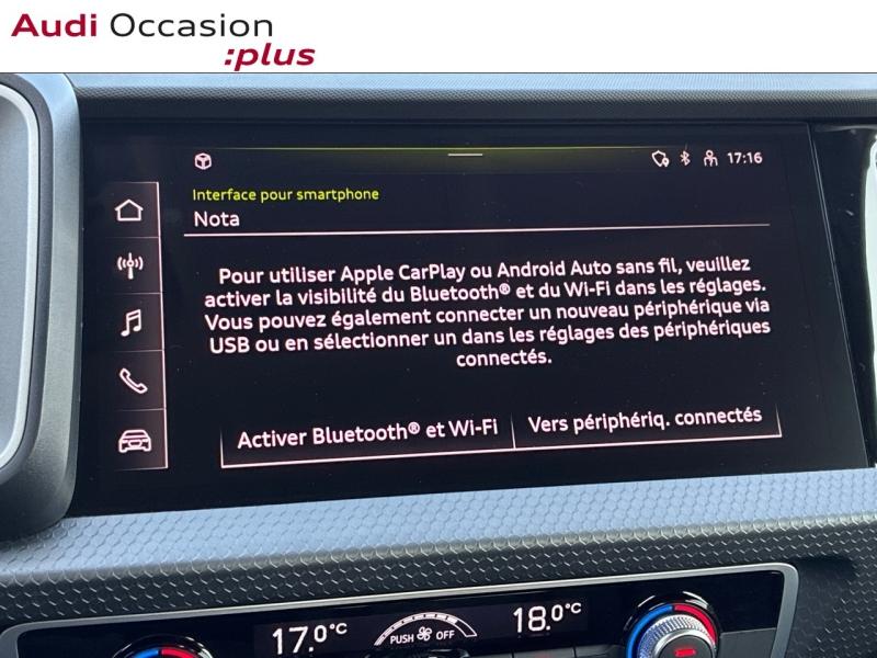 Voitures occasions Audi A1 Sportback Advanced Clermont-Ferrand
