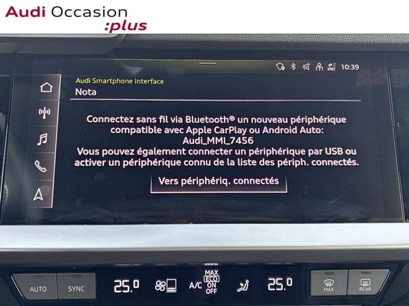 Voitures occasions Audi A3 Sportback S line Clermont-Ferrand