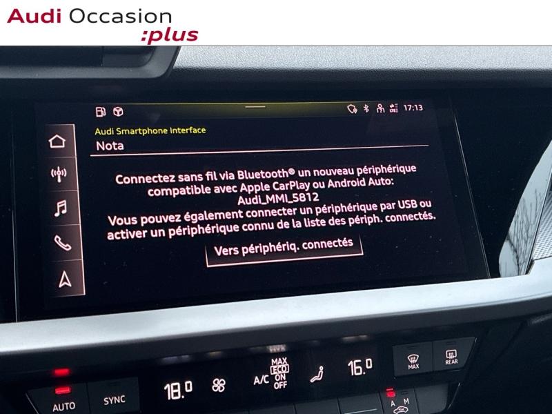 Voitures occasions Audi A3 Sportback S line Clermont-Ferrand