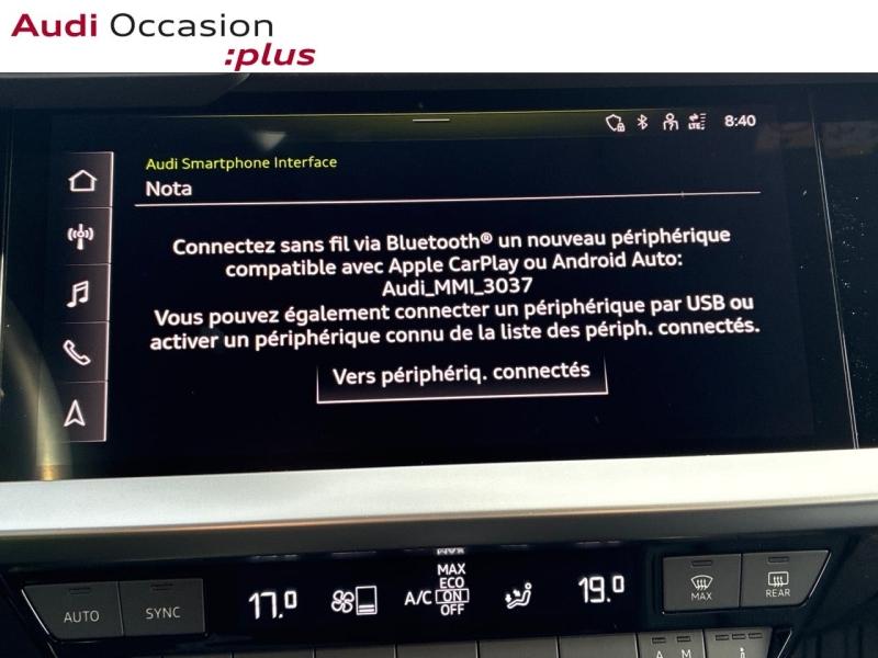 Voitures occasions Audi A3 Berline Design Luxe Clermont-Ferrand