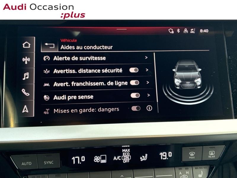 Voitures occasions Audi A3 Berline Design Luxe Clermont-Ferrand