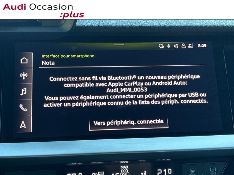 Voitures occasions Audi A3 Sportback S line Clermont-Ferrand
