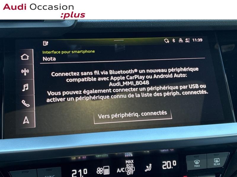 Voitures occasions Audi A3 Sportback S line Clermont-Ferrand