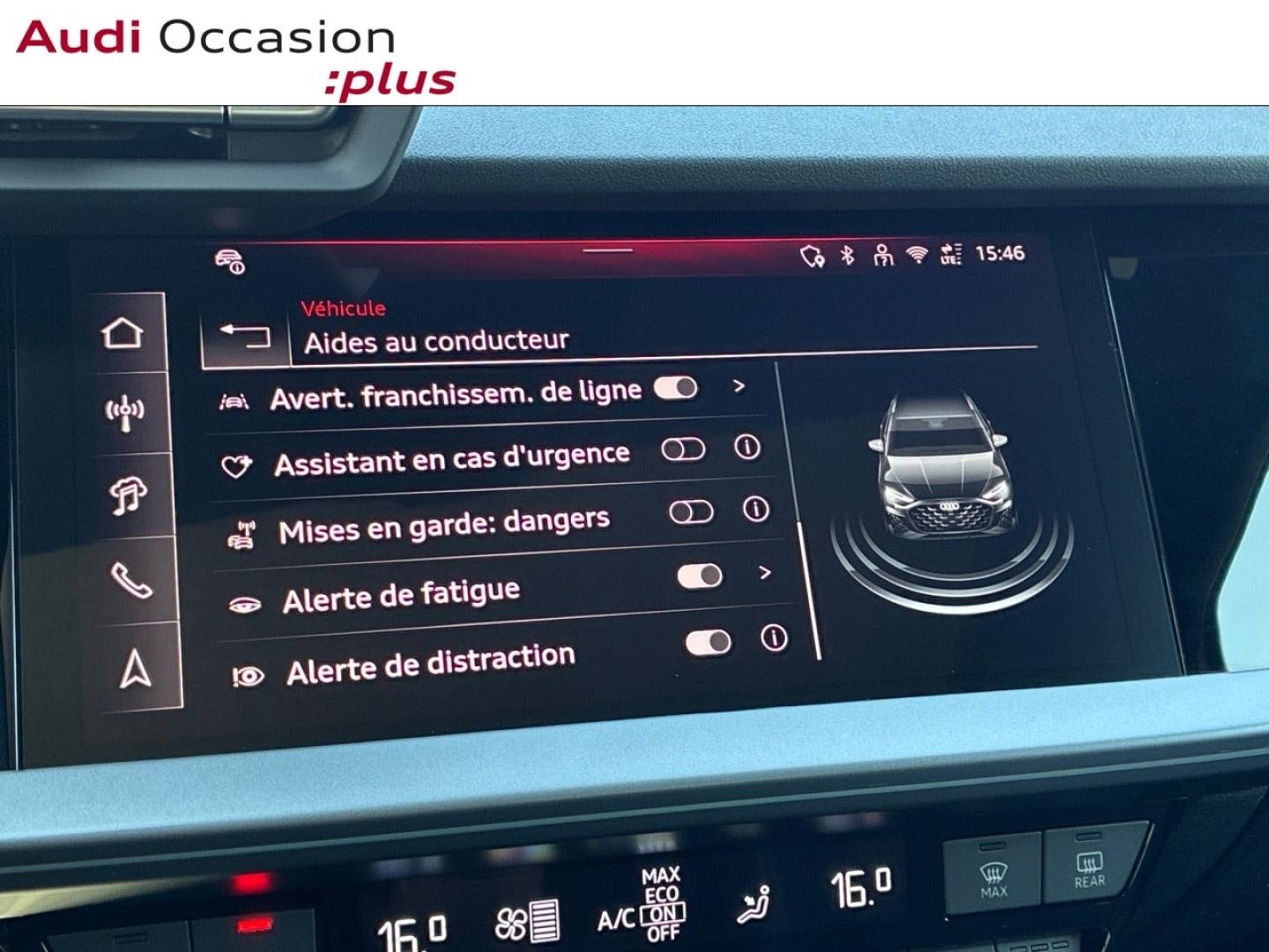 Voitures occasions Audi A3 Sportback S line Clermont-Ferrand
