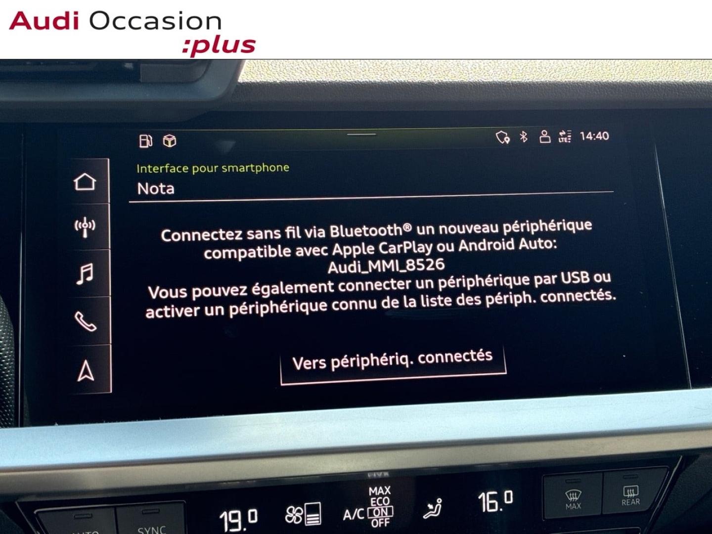 Voitures occasions Audi A3 Sportback S line Clermont-Ferrand