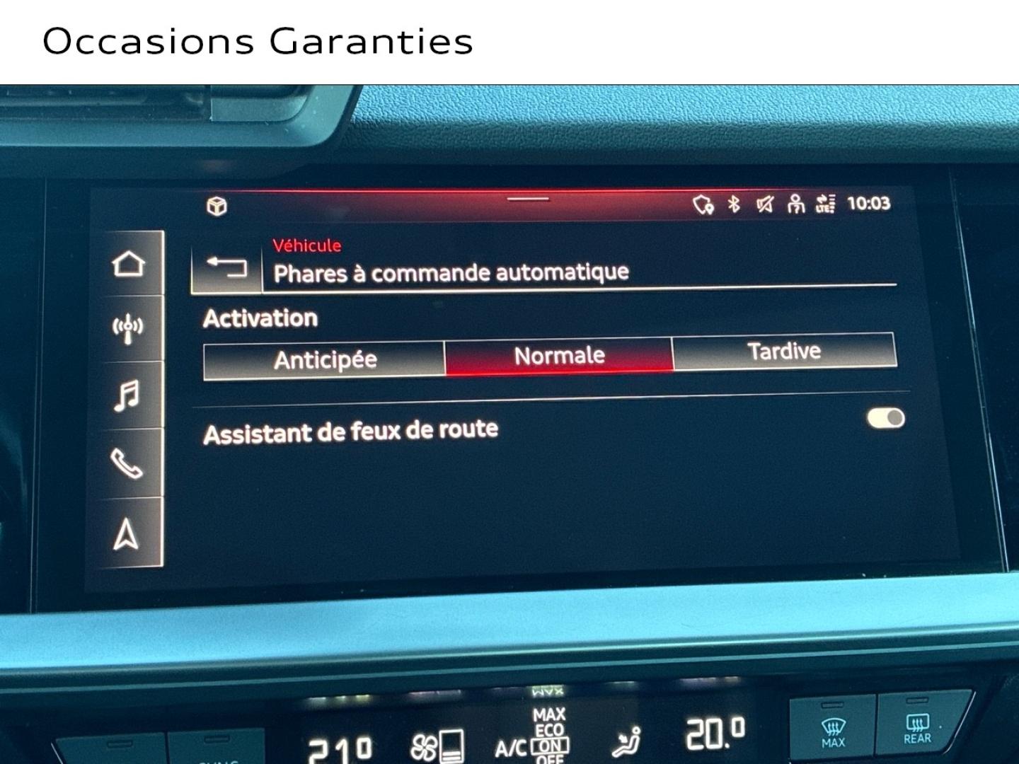 Voitures occasions Audi A3 Berline Design Luxe Clermont-Ferrand