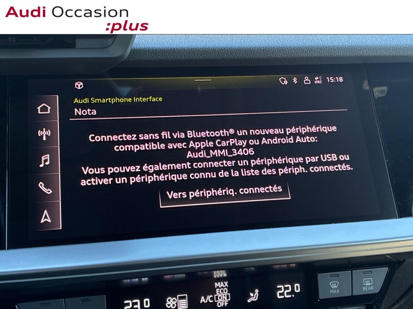 Voitures occasions Audi A3 Sportback S line Clermont-Ferrand