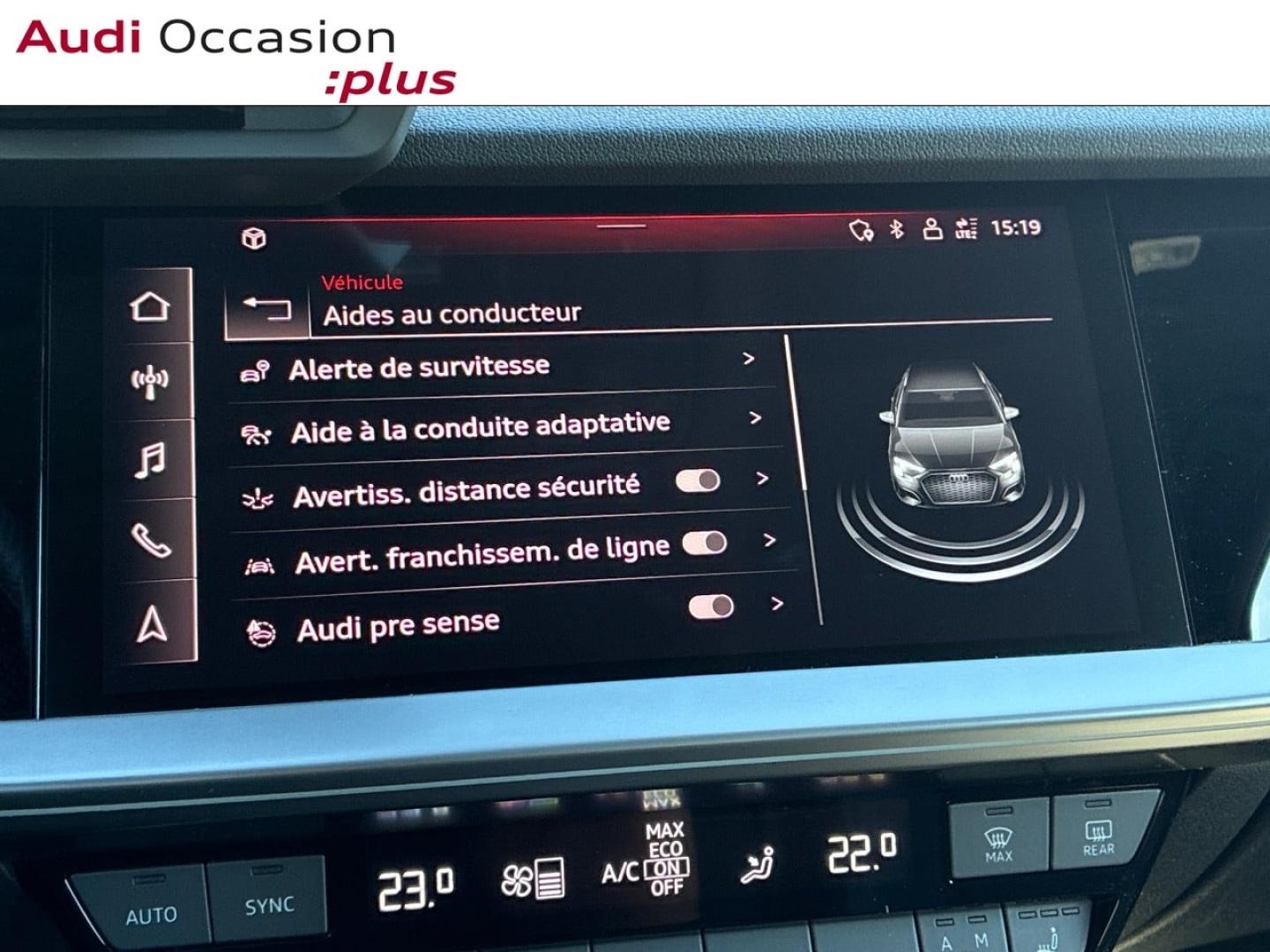 Voitures occasions Audi A3 Sportback S line Clermont-Ferrand