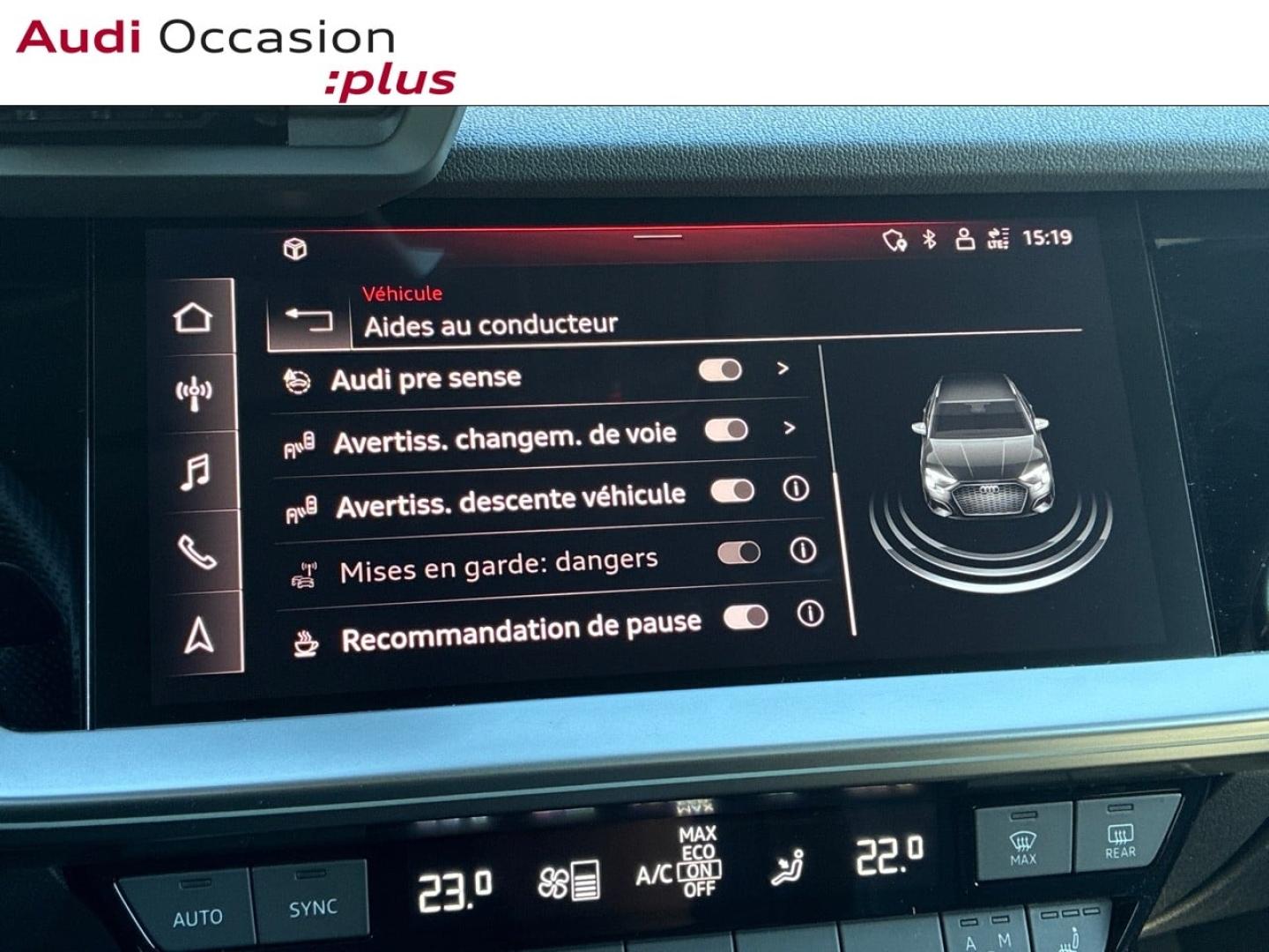 Voitures occasions Audi A3 Sportback S line Clermont-Ferrand