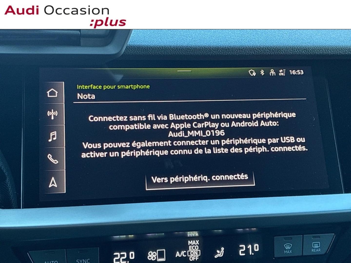 Voitures occasions Audi A3 Sportback S line Clermont-Ferrand