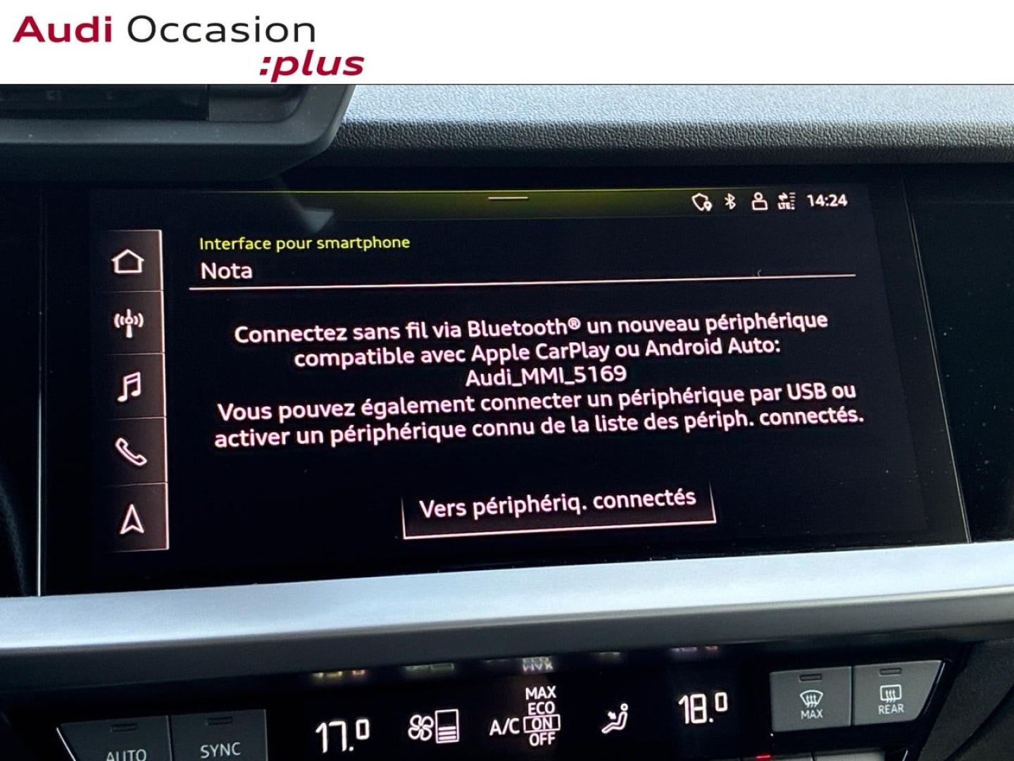 Voitures occasions Audi A3 Sportback S line Clermont-Ferrand