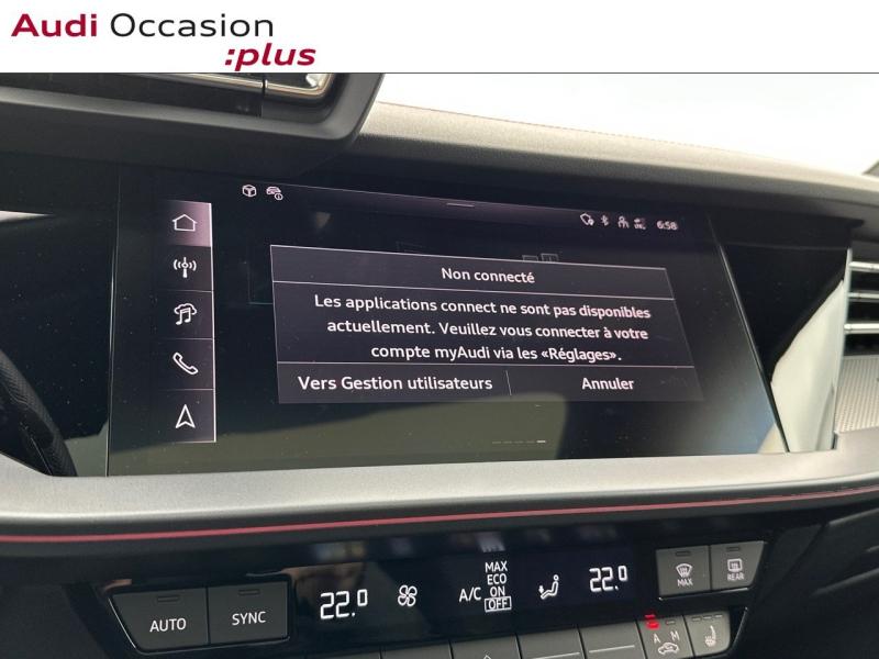 Voitures occasions Audi A3 Sportback S line Paris