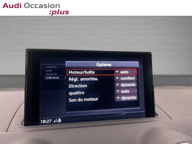 Voitures occasions Audi RS3 Sportback Base Paris