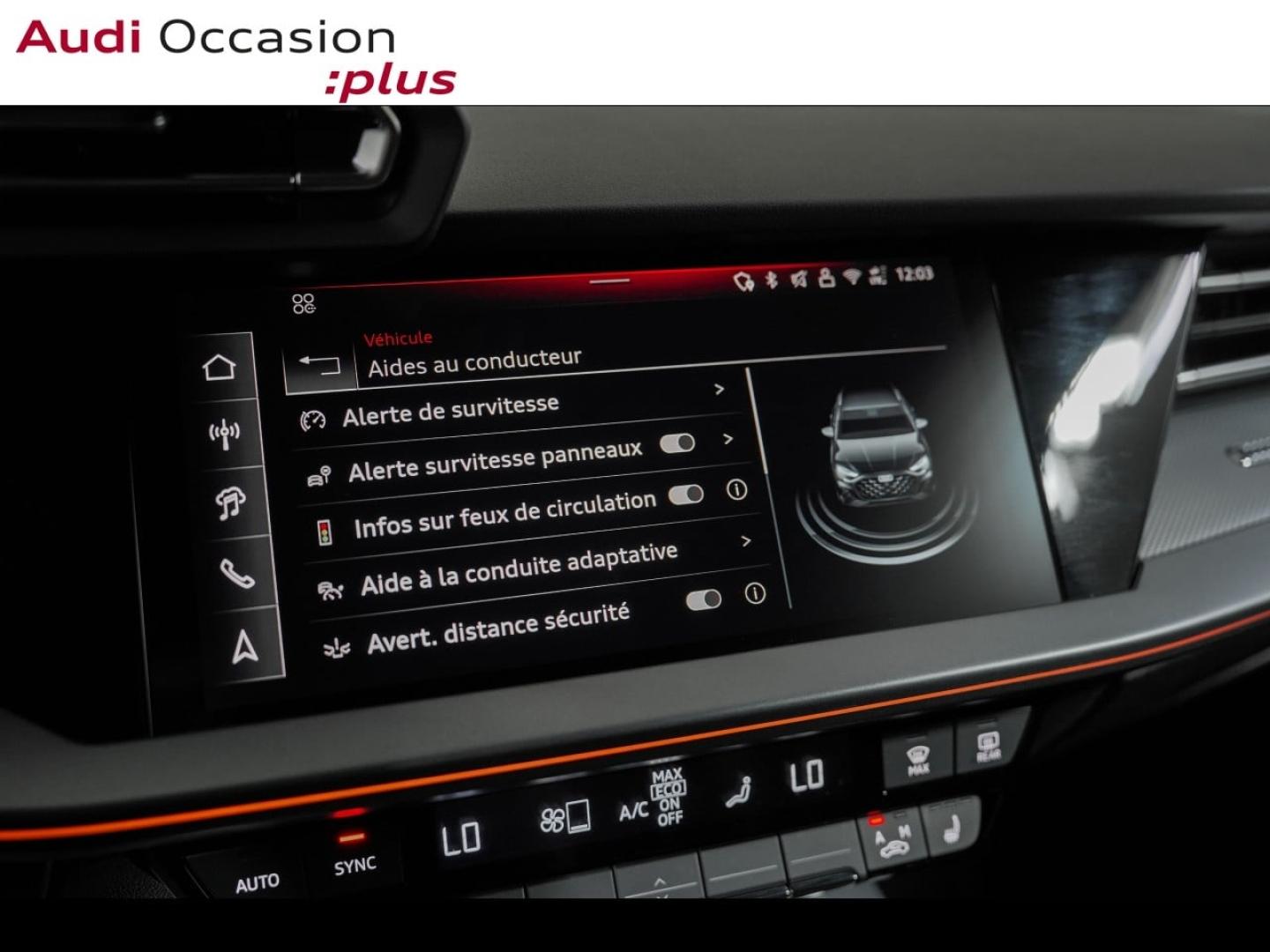 Voitures occasions Audi A3 Sportback S line Paris