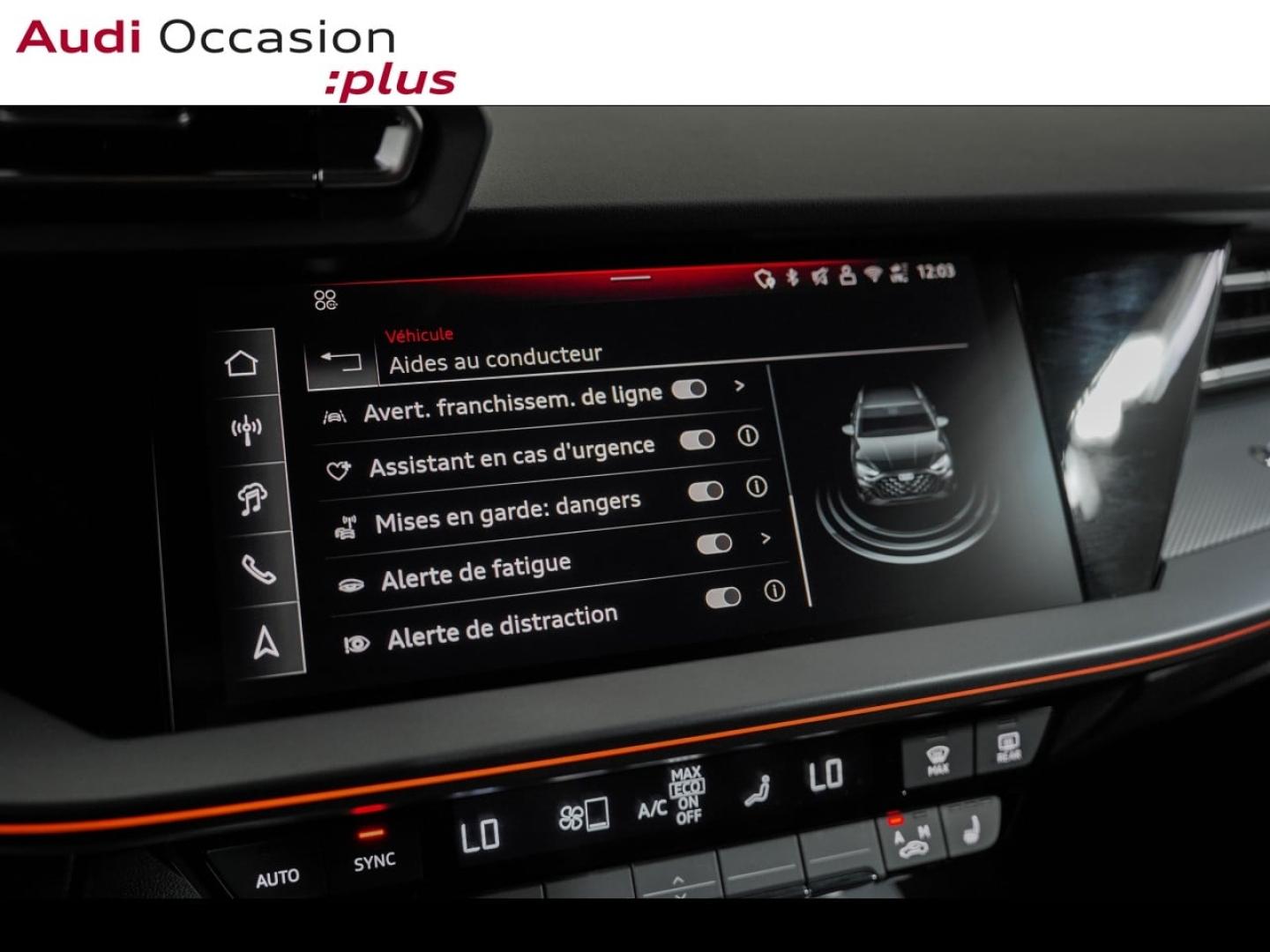 Voitures occasions Audi A3 Sportback S line Paris