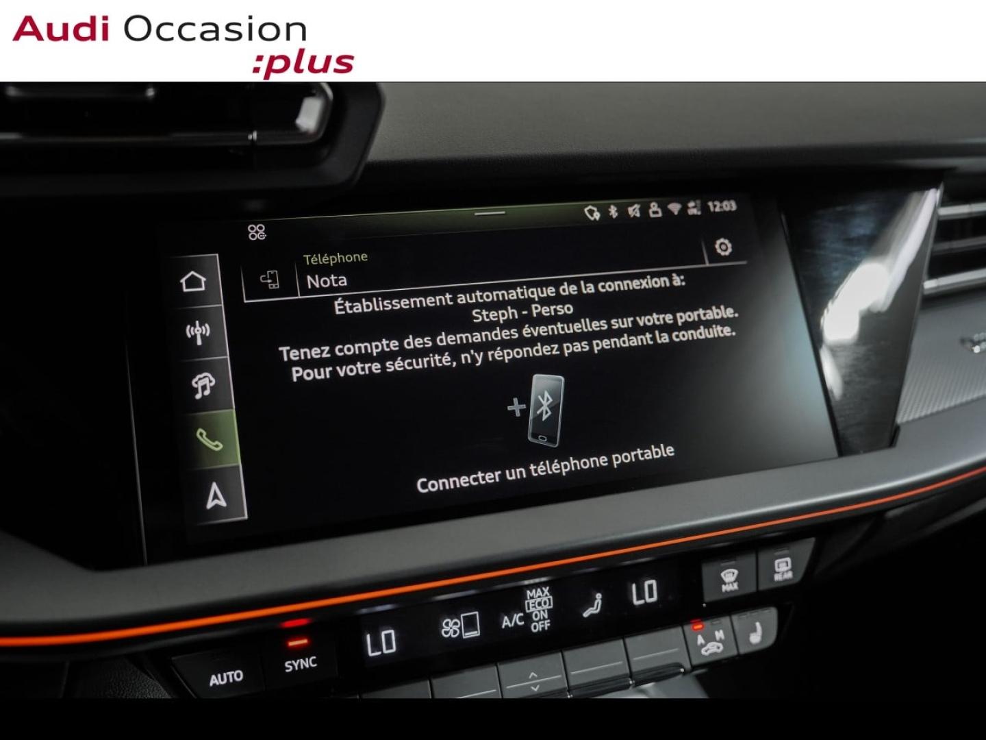 Voitures occasions Audi A3 Sportback S line Paris