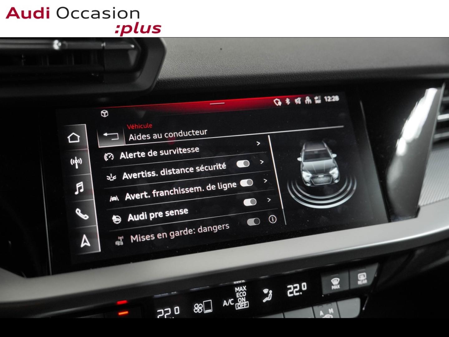 Voitures occasions Audi A3 Sportback S line Paris