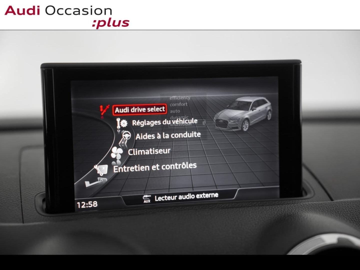 Voitures occasions Audi A3 Sportback Design luxe Paris