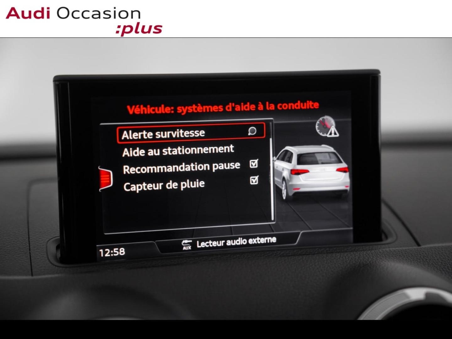 Voitures occasions Audi A3 Sportback Design luxe Paris
